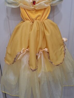 Yellow Princess Tulle Costume Dress for Kids